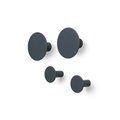 Blomus Blomus 65800 Ponto Wall Hooks; Gunmetal - Pack of 4 65800